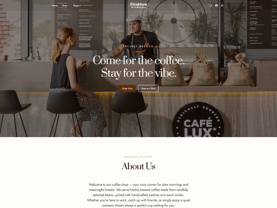 Strakture Coffee Shop